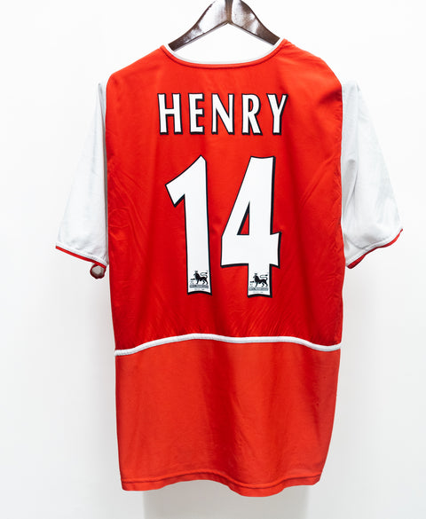 Arsenal 2002-04 Henry Home Kit (XL)