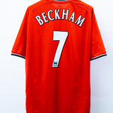 Manchester United 2000-02 Beckham Home Kit (2XL)