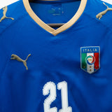 Italy 2008 Pirlo Long Sleeve Home Kit (S)