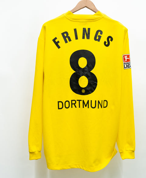 Borussia Dortmund 2002-03 Frings Long Sleeve Home Kit (2XL)