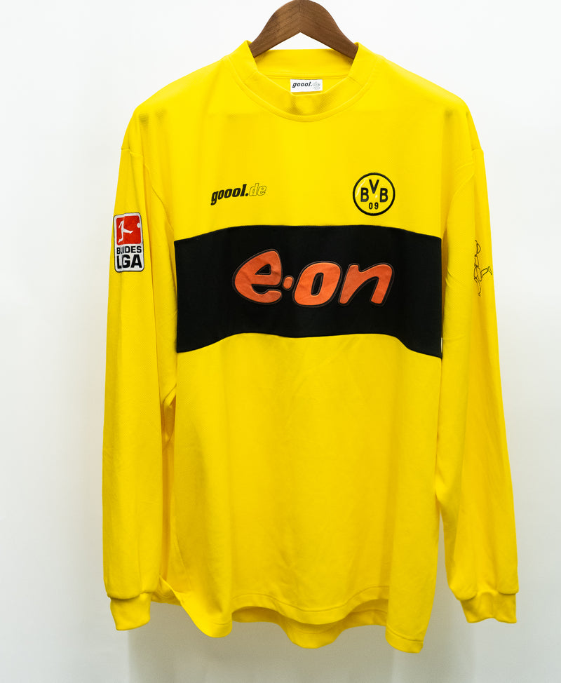 Borussia Dortmund 2002-03 Frings Long Sleeve Home Kit (2XL)