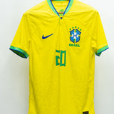 Brazil 2022 Vini Jr Player Issue Home Kit (M)