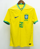 Brazil 2022 Vini Jr Player Issue Home Kit (M)