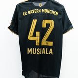 Bayern Munich 2021-22 Musiala Away Kit (L)