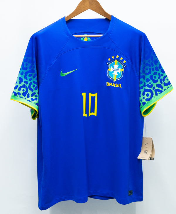 Brazil 2022 Neymar Jr Away Kit W/ Tags (XL)