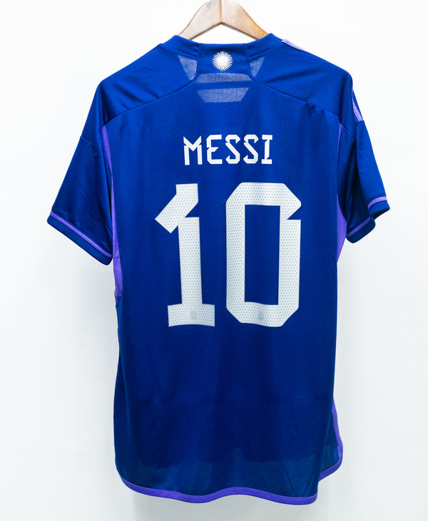 Argentina 2022 Messi Away Kit (XL)