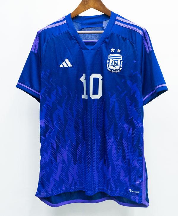 Argentina 2022 Messi Away Kit (XL)