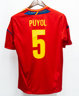 Spain 2012 Puyol Home Kit W/ Tags (M)