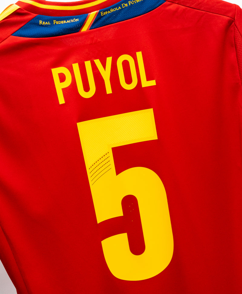 Spain 2012 Puyol Home Kit W/ Tags (M)