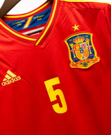 Spain 2012 Puyol Home Kit W/ Tags (M)