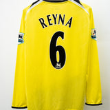 Manchester City 2005-07 Long Sleeve Reyna Third Kit (L)