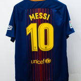 Barcelona 2017-18 Messi Home Kit (XL)