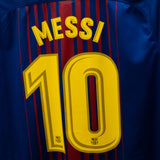 Barcelona 2017-18 Messi Home Kit (XL)