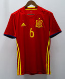 Spain 2016 Iniesta Home Kit (L)
