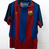 Barcelona 2003-04 Ronaldinho Home Kit (L)