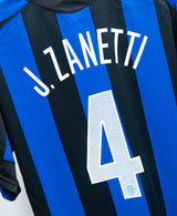 Inter Milan 2005-06 J. Zanetti Home Kit (L)