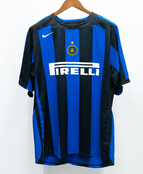 Inter Milan 2005-06 J. Zanetti Home Kit (L)