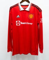 Manchester United 2022-23 B. Fernandes Long Sleeve Home Kit W/ Tags (L)