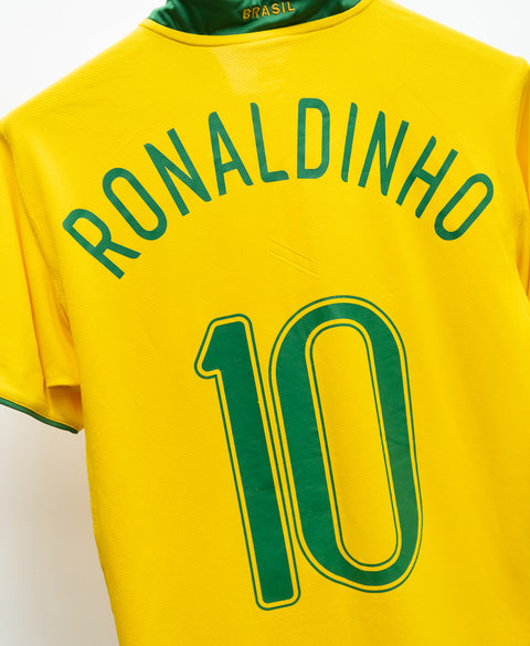 Brazil 2006 Ronaldinho Home Kit (M)