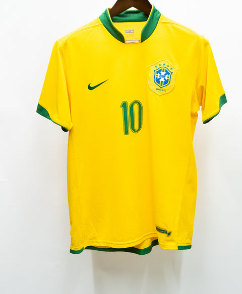 Brazil 2006 Ronaldinho Home Kit (M)