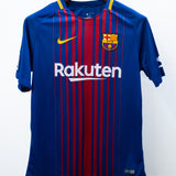 Barcelona 2017-18 Iniesta Special Home Kit (M)