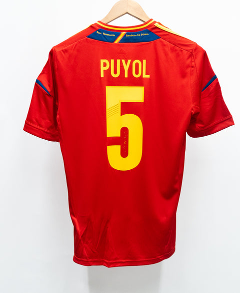 Spain 2012 Puyol Home Kit W/ Tags (S)