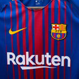 Barcelona 2017-18 Iniesta Special Home Kit (M)