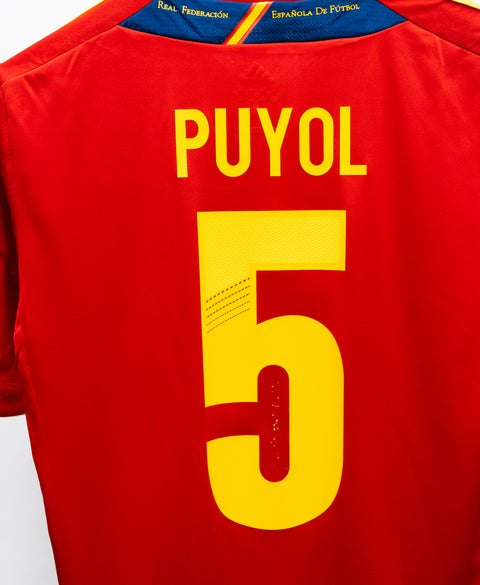 Spain 2012 Puyol Home Kit W/ Tags (S)