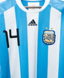 Argentina 2010 Mascherano Home Kit (XL)