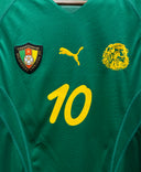 Cameroon 2002 Mboma Sleeveless Home Kit (M)