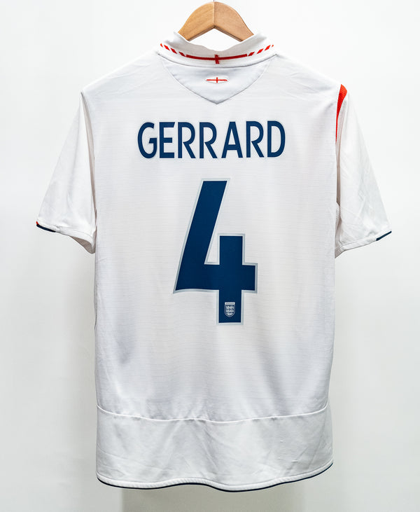 England 2006 Gerrard Home Kit (L)