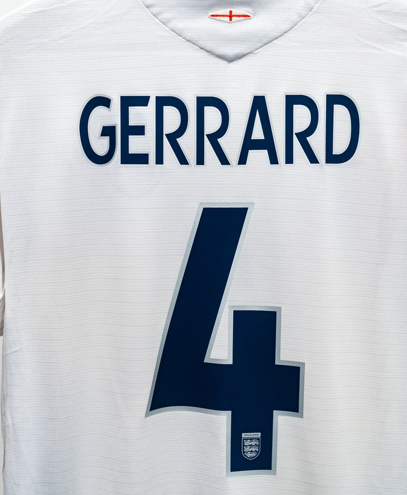 England 2006 Gerrard Home Kit (L)