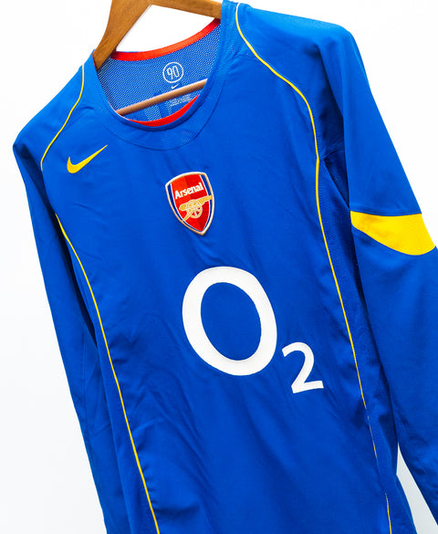 Arsenal 2004-05 Henry Long Sleeve Away Kit (S)