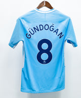 Manchester City 2017-18 Gundogan Player Issue Home Kit (S)