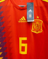 Spain 2018 Iniesta Home Kit W/ Tags (M)