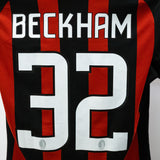 AC Milan 2008-09 Beckham Home Kit (S)