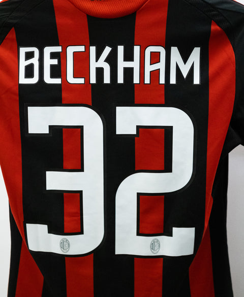 AC Milan 2008-09 Beckham Home Kit (S)