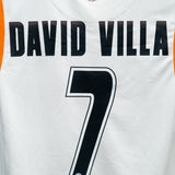 Valencia 2007-08 David Villa Home Kit (S)