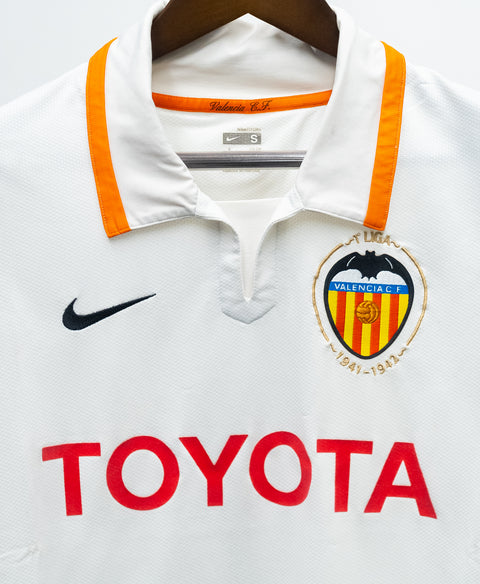 Valencia 2007-08 David Villa Home Kit (S)