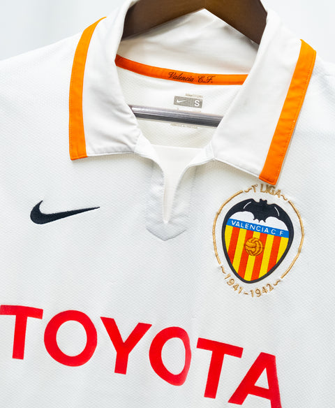 Valencia 2007-08 David Villa Home Kit (S)