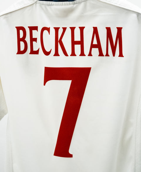 England 2000 Beckham Home Kit (L)