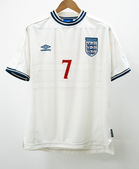 England 2000 Beckham Home Kit (L)