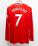 Manchester United 2022-23 Ronaldo Long Sleeve Home Kit W/ Tags (M)