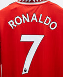 Manchester United 2022-23 Ronaldo Long Sleeve Home Kit W/ Tags (M)