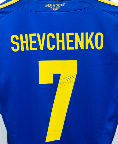 Ukraine 2012 Shevchenko Away Kit (M)