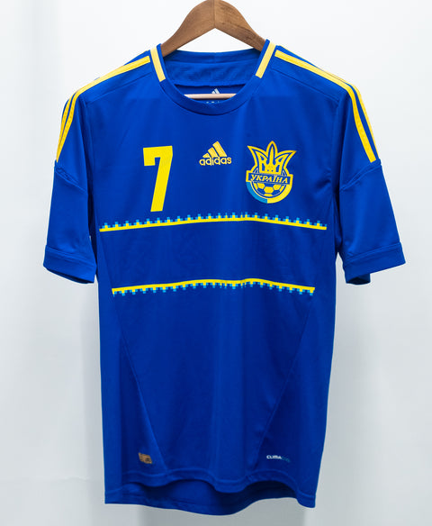 Ukraine 2012 Shevchenko Away Kit (M)