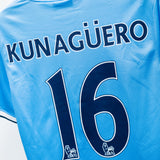 Manchester City 2013-14 Kun Aguero Home Kit (M)