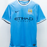 Manchester City 2013-14 Kun Aguero Home Kit (M)