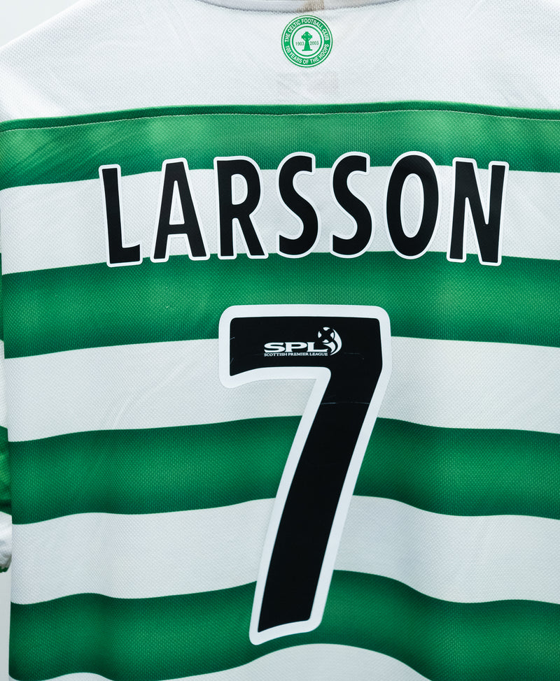 Celtic 2003-04 Larsson Home Kit (XL)