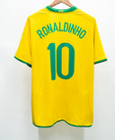 Brazil 2008 Ronaldinho Home Kit (XL)